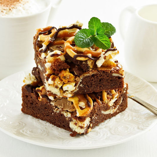 Gooey Caramel Fudge Brownie