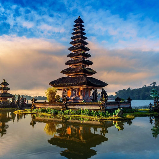 Organic Blue Krishna Bali